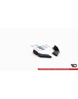 Splitters posteriori laterali V.1 + Flaps Volkswagen Golf GTI Clubsport Mk8 (Cod. M-VW-GO-8-GTI-CS-R