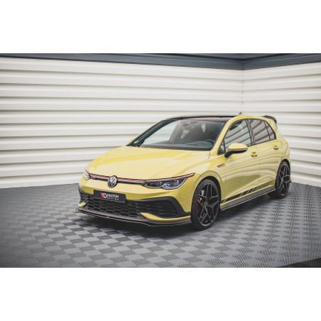 SPLITTER ANTERIORE V.3 Volkswagen Golf GTI Clubsport Mk8 (Cod. M-VW-GO-8-GTI-CS-FD3G)