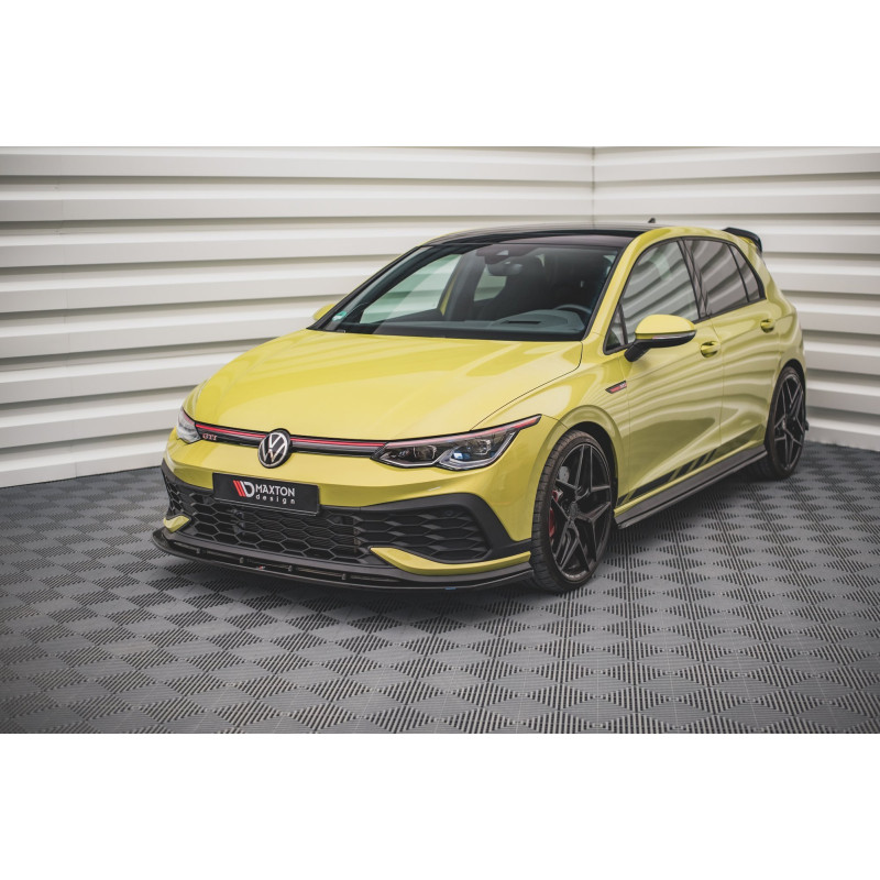 SPLITTER ANTERIORE V.4 Volkswagen Golf GTI Clubsport Mk8 (Cod. M-VW-GO-8-GTI-CS-FD4G)