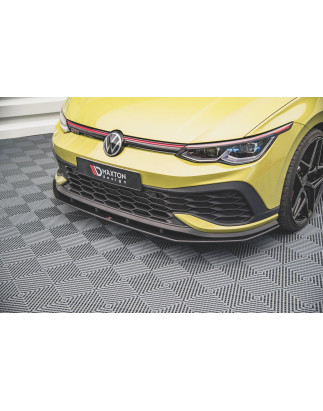 SPLITTER ANTERIORE street pro Volkswagen Golf GTI Clubsport Mk8 (Cod. M-VWGO8GTICSCNC-FD1B)