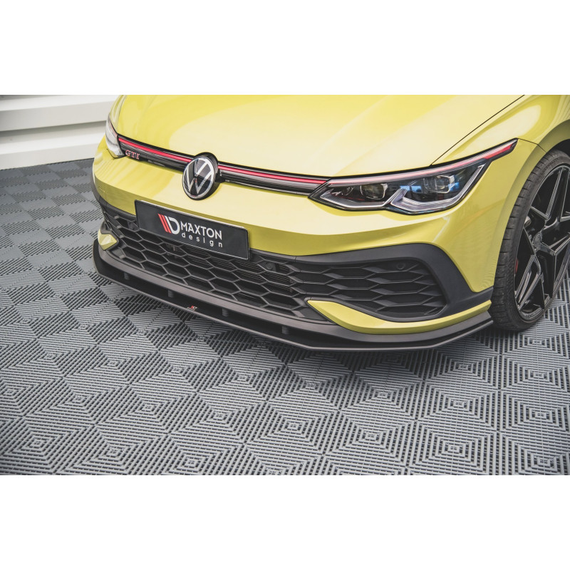 SPLITTER ANTERIORE street pro Volkswagen Golf GTI Clubsport Mk8 (Cod. M-VWGO8GTICSCNC-FD1B)
