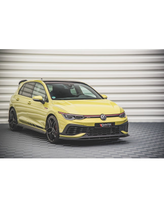 SPLITTER ANTERIORE street pro Volkswagen Golf GTI Clubsport Mk8 (Cod. M-VWGO8GTICSCNC-FD1B)
