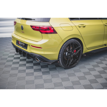 Splitters posteriori laterali Street Pro + Flaps Volkswagen Golf GTI Clubsport Mk8 (Cod. M-VWGO8GTIC