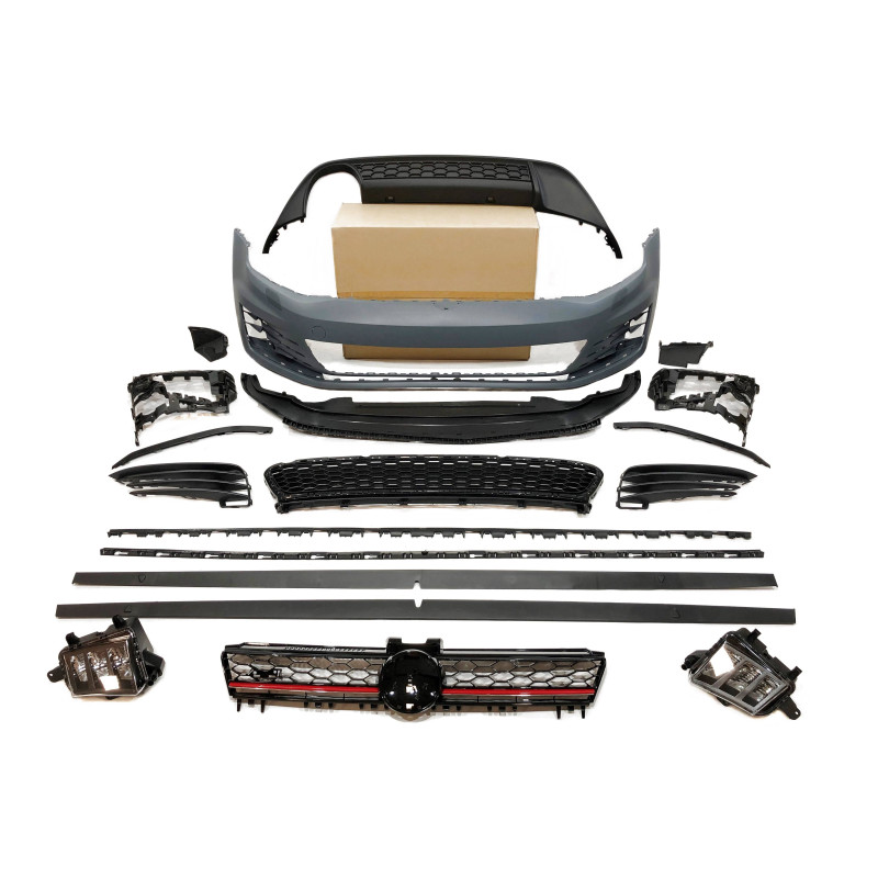 Kit estetico Volkswagen Golf 7 3/5P Look GTI ABS (Cod. E-TCW7051)