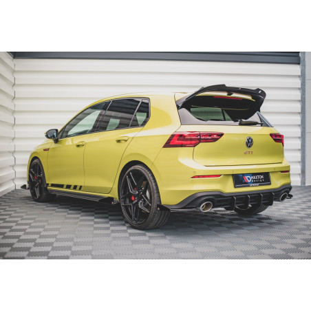 Splitters posteriori laterali Street Pro + Flaps Volkswagen Golf GTI Clubsport Mk8 (Cod. M-VWGO8GTIC