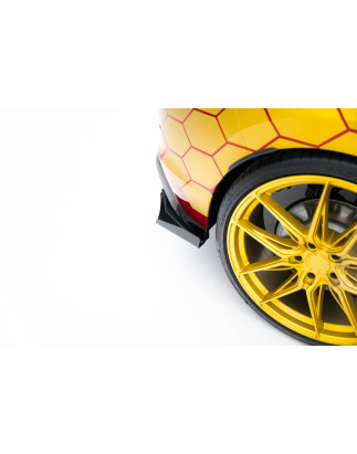 Splitters posteriori laterali Street Pro + Flaps Volkswagen Golf GTI Clubsport Mk8 (Cod. M-VWGO8GTIC