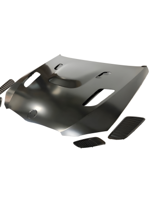 Cofano BMW E92 / E93 10-13 LCI Look M3 GTR Metal (Cod. E-TCB92M3)