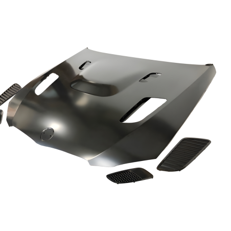 Cofano BMW E92 / E93 10-13 LCI Look M3 GTR Metal (Cod. E-TCB92M3)