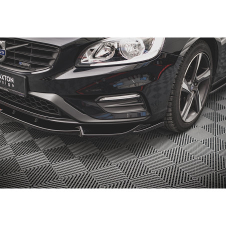 SPLITTER ANTERIORE V.1 Volvo S60 R-Design Mk2 Facelift (Cod. M-VO-S60-2F-RDESIGN-FD1G)