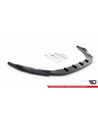 SPLITTER ANTERIORE V.1 Volvo S60 R-Design Mk2 Facelift (Cod. M-VO-S60-2F-RDESIGN-FD1G)