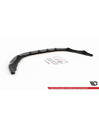 SPLITTER ANTERIORE V.1 Volvo S60 R-Design Mk2 Facelift (Cod. M-VO-S60-2F-RDESIGN-FD1G)