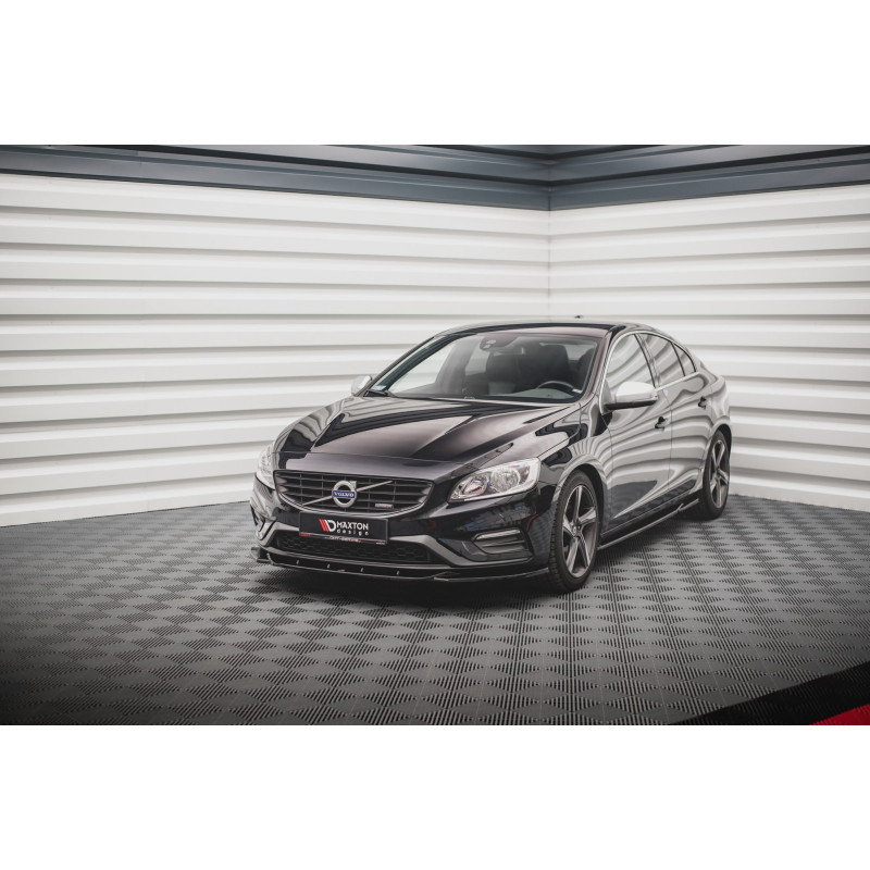 SPLITTER ANTERIORE V.2 Volvo S60 R-Design Mk2 Facelift (Cod. M-VO-S60-2F-RDESIGN-FD2G)
