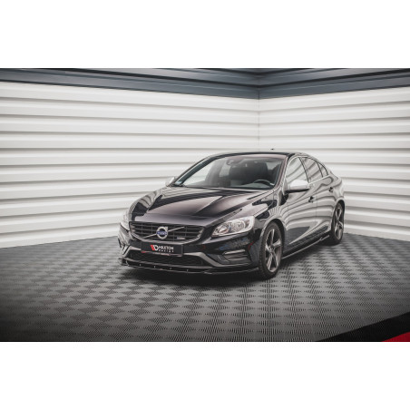 SPLITTER ANTERIORE V.2 Volvo S60 R-Design Mk2 Facelift (Cod. M-VO-S60-2F-RDESIGN-FD2G)