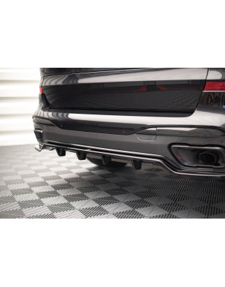 Splitter posteriore (con barre verticali) BMW X7 M-Pack G07 (Cod. M-BM-X7-07-M-RD1G+RD2G)