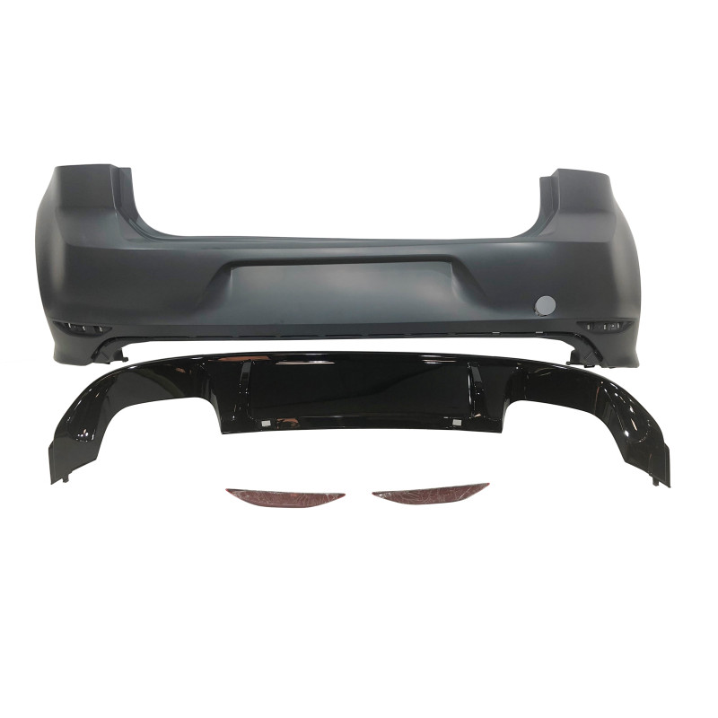 Paraurti Posteriore Volkswagen Golf 7 3/5P Look R (Cod. E-TCW5108)