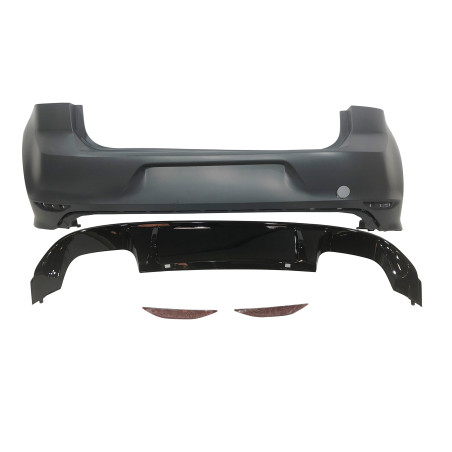 Paraurti Posteriore Volkswagen Golf 7 3/5P Look R (Cod. E-TCW5108)