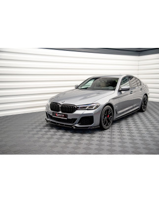 SPLITTER ANTERIORE V.1 BMW 5 M-Pack / M550i / M550d  berlina / Touring G30 / G31 Facelift  (Cod. M-B