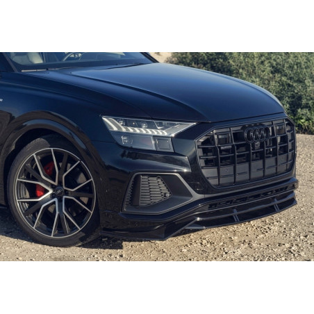 Spoiler Anteriore Audi Q8 Nero lucido (Cod. E-TCA0316)