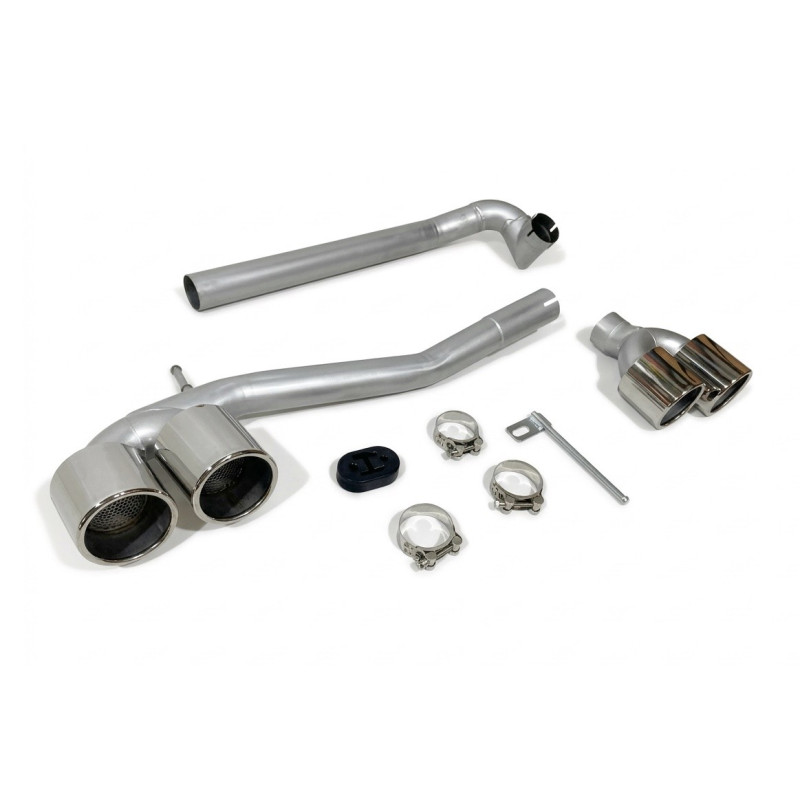 Scarico BMW F10 / F11 Look M5 Silver (Cod. E-SIL0159)
