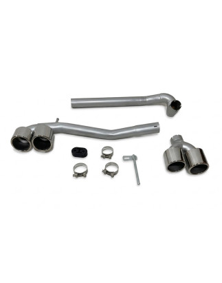 Scarico BMW F10 / F11 Look M5 Silver (Cod. E-SIL0159)