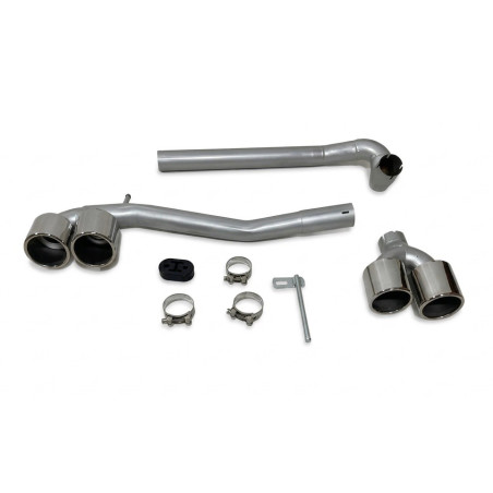 Scarico BMW F10 / F11 Look M5 Silver (Cod. E-SIL0159)
