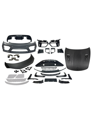 Kit Estetici Porsche Cayman 718 2016-2023 / 982 Boxter 2024+ Look GT4 (Cod. E-TCPO047SPPO24O077)