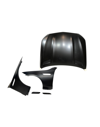 Cofano e Parafanghi Mercedes W206 2021+ Look GT Alluminio (Cod. E-TCM03440409)
