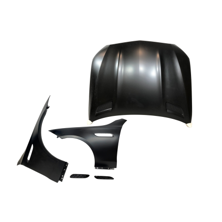 Cofano e Parafanghi Mercedes W206 2021+ Look GT Alluminio (Cod. E-TCM03440409)