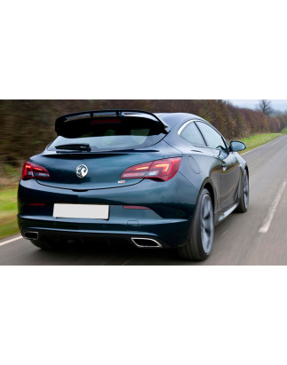Spoiler posteriore Vauxhall Astra J GTC VXR OPC stile biplano (Cod. C-C-L-CSP0023)