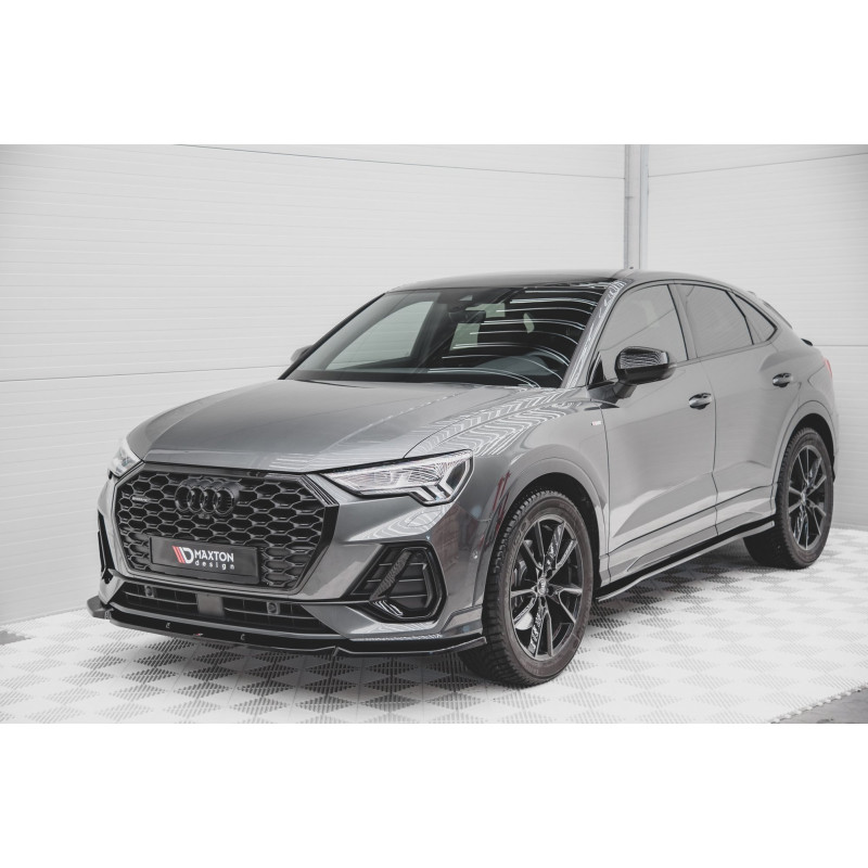 SPLITTER ANTERIORE V.1 Audi Q3 Sportback / SUV S-Line F3 (Cod. M-AU-Q3-2-SLINE-SB-FD1G) SPLITTER ANTERIORE V.1 Audi Q3 Sportback / SUV S-Line F3 (Cod. M-AU-Q3-2-SLINE-SB-FD1G)