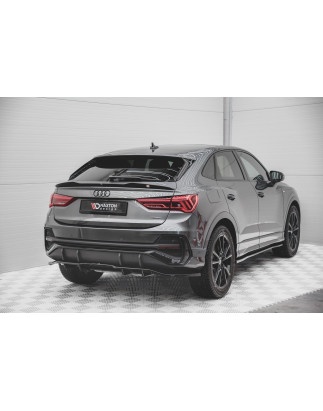 Splitter posteriore (con barre verticali) Audi Q3 Sportback S-Line F3 (Cod. M-AU-Q3-2-SLINE-SB-RD1G+