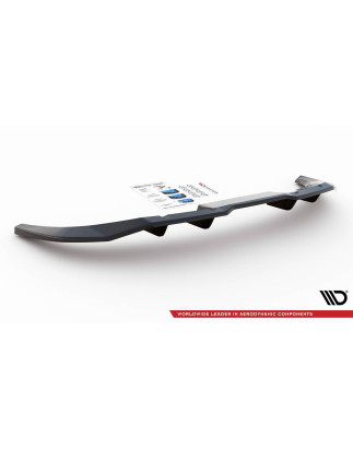 Splitter posteriore (con barre verticali) Audi Q3 Sportback S-Line F3 (Cod. M-AU-Q3-2-SLINE-SB-RD1G+