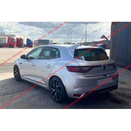 Spoiler posteriore Renault Megane 4 IV stile RS per portellone standard (Cod. C-C-L-CSP0038)