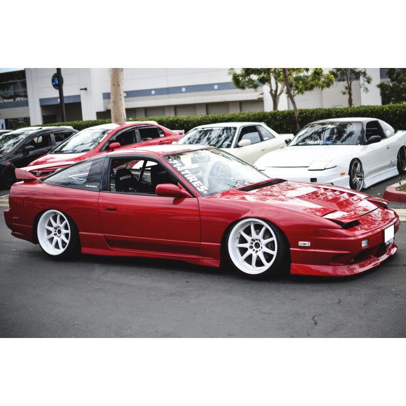 Minigonne laterali compatibili con Nissan S13 Kouki 180SX 200SX 240SX (Cod. C-C-L-CSP0054)