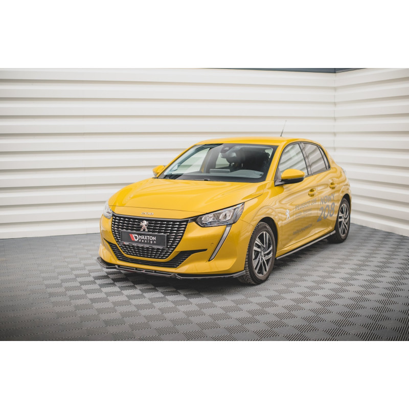 SPLITTER ANTERIORE V.1 Peugeot 208 Mk2 (Cod. M-PE-208-2-FD1G)