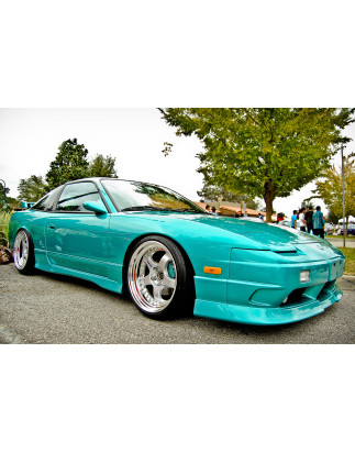 Minigonne laterali compatibili con Nissan S13 Kouki 180SX 200SX 240SX (Cod. C-C-L-CSP0054)