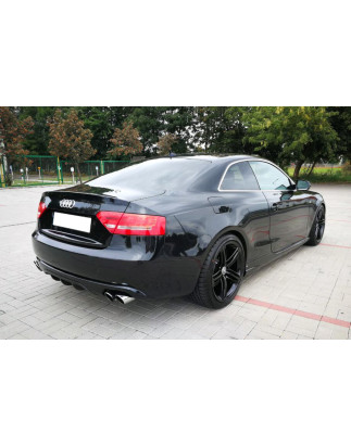 Diffusore paraurti Audi A5 Coupé Cabrio / scarico quad (2007-2011) (Cod. C-C-L-CSP0059)