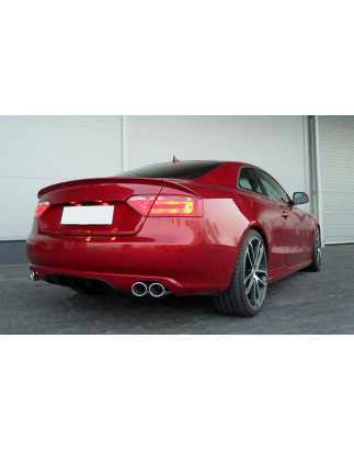 Diffusore paraurti Audi A5 Coupé Cabrio / scarico quad (2007-2011) (Cod. C-C-L-CSP0059)