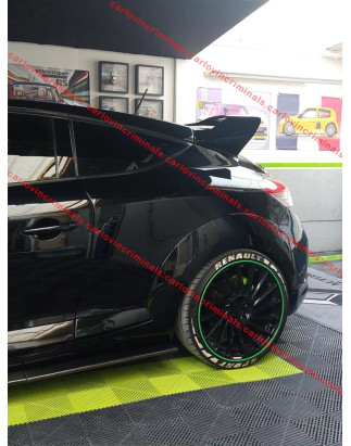 Spoiler posteriore Renault Megane MK3 RS stile Cup - solo versione RS restyling (Cod. C-C-L-CSP0069)