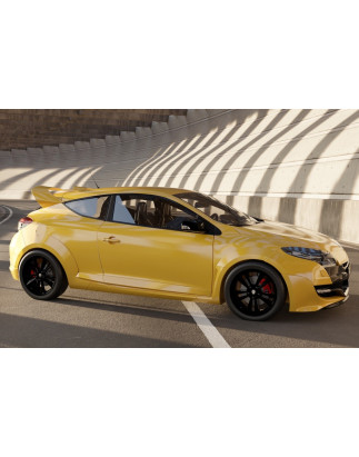 Spoiler posteriore Renault Megane MK3 RS stile Cup - solo versione RS restyling (Cod. C-C-L-CSP0069)
