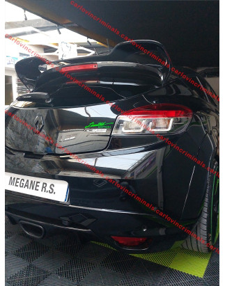Spoiler posteriore Renault Megane MK3 RS stile Cup - solo versione RS restyling (Cod. C-C-L-CSP0069)