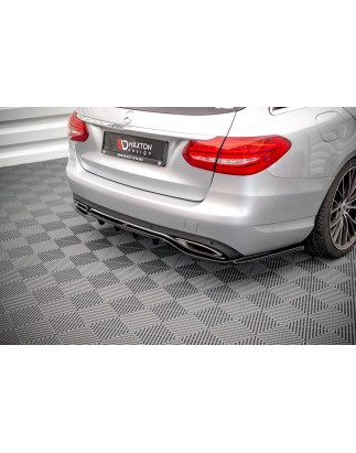 Splitter posteriore (con barre verticali) Mercedes-Benz C W205 (Cod. M-ME-C-205-RD1G+RD2G)