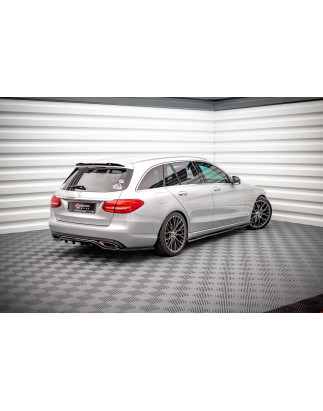 Splitter posteriore (con barre verticali) Mercedes-Benz C W205 (Cod. M-ME-C-205-RD1G+RD2G)