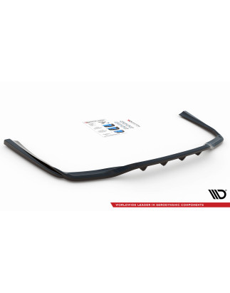 Splitter posteriore (con barre verticali) Mercedes-Benz C W205 (Cod. M-ME-C-205-RD1G+RD2G)