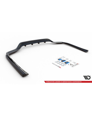 Splitter posteriore (con barre verticali) Mercedes-Benz C W205 (Cod. M-ME-C-205-RD1G+RD2G)