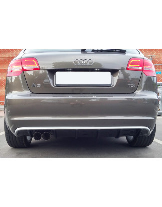 Sottoparaurti posteriore Audi A3 8P stile RS3 (restyling 2008-2012) 3 e 5 porte (Cod. C-C-L-CSP0094)