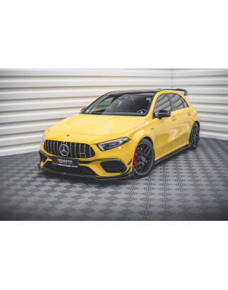 SPLITTER ANTERIORE V.3 + Flaps Mercedes-AMG A 45 S Aero Pack W177 (Cod. M-ME-A-177-45-FD3G+FSF)