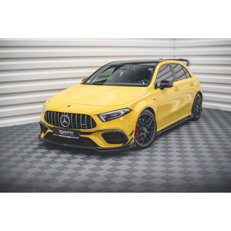 SPLITTER ANTERIORE V.3 + Flaps Mercedes-AMG A 45 S Aero Pack W177 (Cod. M-ME-A-177-45-FD3G+FSF)