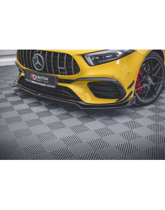 SPLITTER ANTERIORE V.3 + Flaps Mercedes-AMG A 45 S Aero Pack W177 (Cod. M-ME-A-177-45-FD3G+FSF)