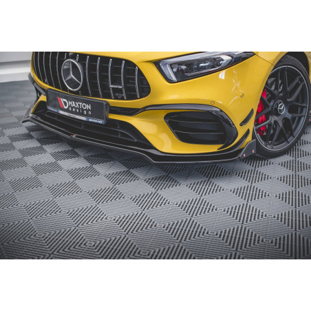 SPLITTER ANTERIORE V.3 + Flaps Mercedes-AMG A 45 S Aero Pack W177 (Cod. M-ME-A-177-45-FD3G+FSF)